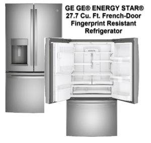 Deluxe GE Refrigerator from Home Appliance